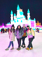 CUHK students visit the Ice and Snow World in Harbin (Proto credit: Emily Yam; Programme host: Northeast Normal University)
